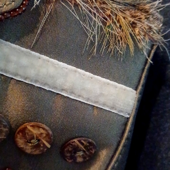 GUESS olive mini bag embroidered beaded purse - Picture 5 of 7